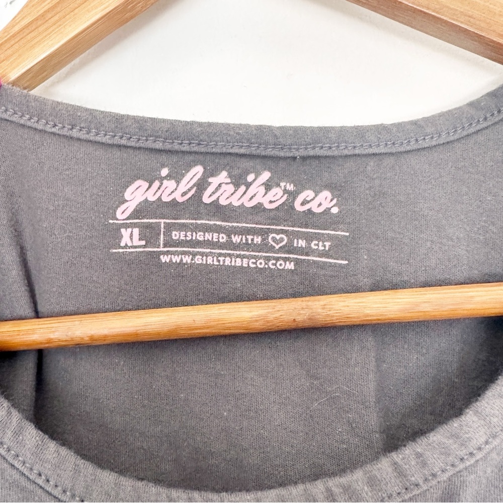 Girl Tribe Co CLT Cat Scratch Tank Grey XL - Picture 3 of 5